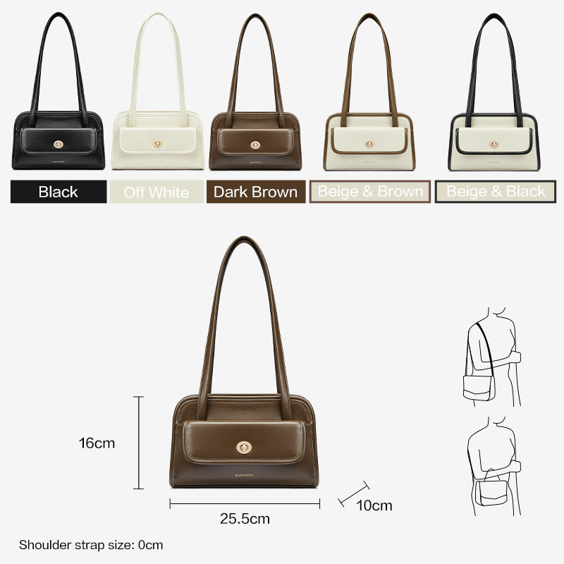 [Esline Bag] BOSTANTEN Tas Bahu Wanita Serbaguna – Pocket Depan