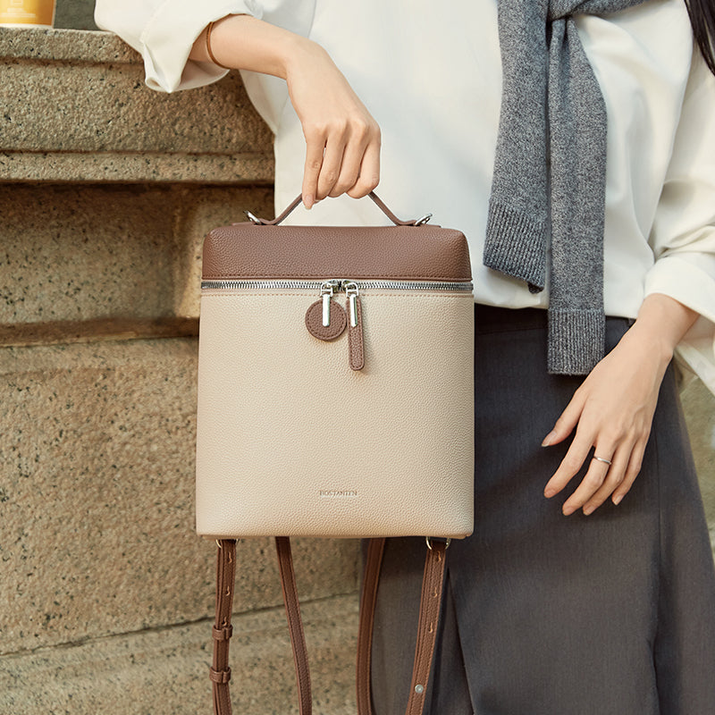 [Cendy Bag] BOSTANTEN Tas Wanita 2 in 1 – Ransel & Selempang Fashion dari PU Leather Premium
