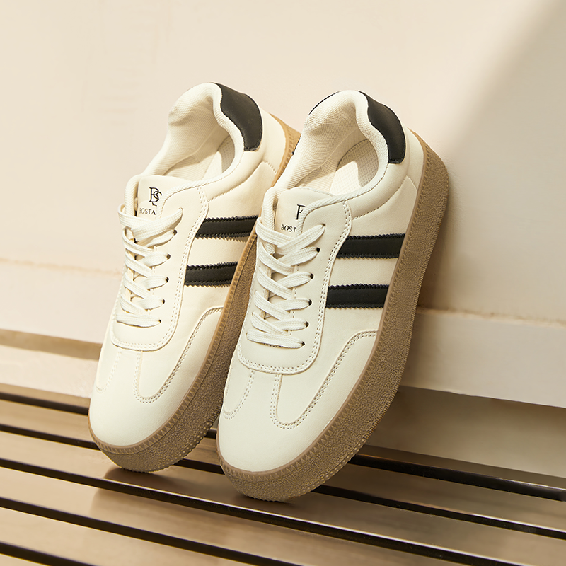 [Kelly shoes] Bostanten Sepatu Sneakers Wanita Sam-ba Sepatu casual terbaru tahun 2025