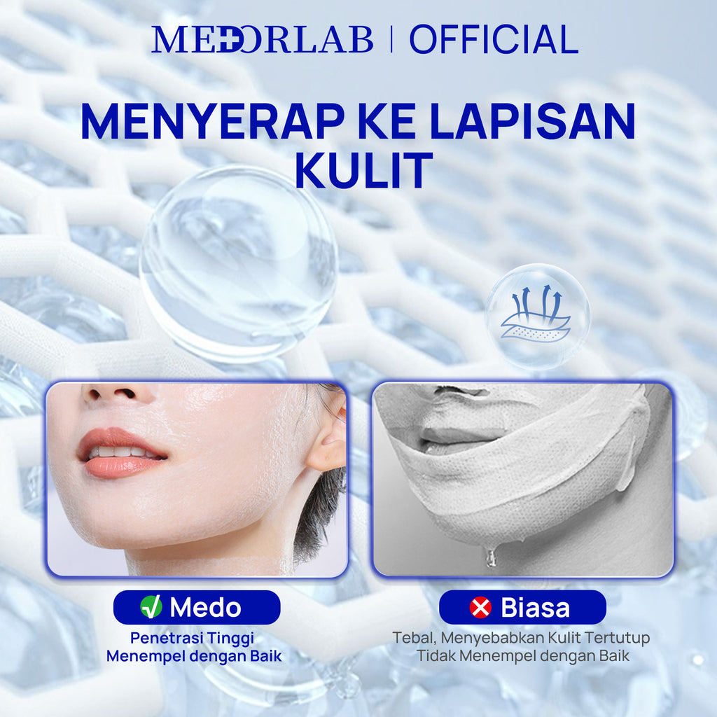 [Stretchable Wet Compress Cotton Pad] Medorlab  100x120mm Facial Cotton Pads 50pcs