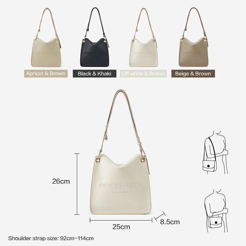 [Lyorin Bag] BOSTANTEN Medium Tote – Tas Bahu Kuliah Flip Design Gaya Korea