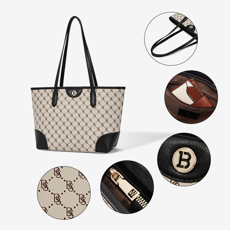 [Classic tote] OSTANTEN Monogram Totebag Wanita – Tas Jinjing & Bahu