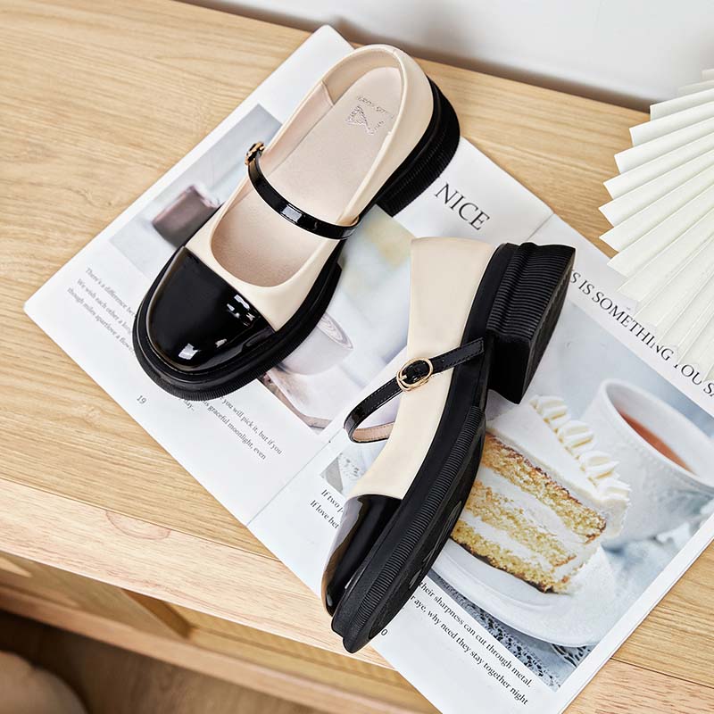 [Mary Jane Shoes]Paris Zoey Shelly Flatshoes