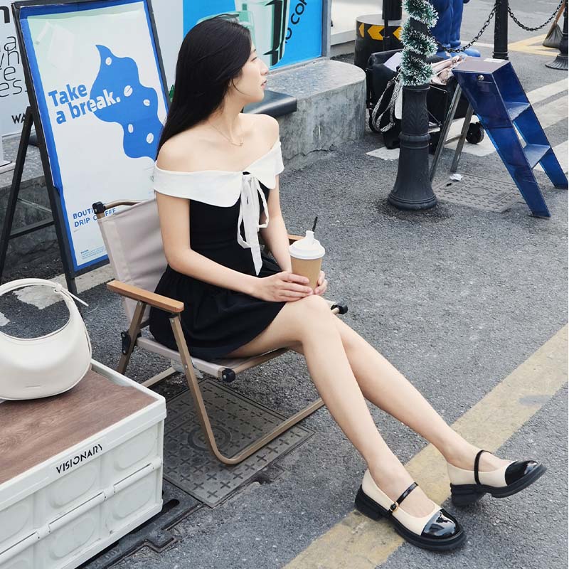[Mary Jane Shoes]Paris Zoey Shelly Flatshoes