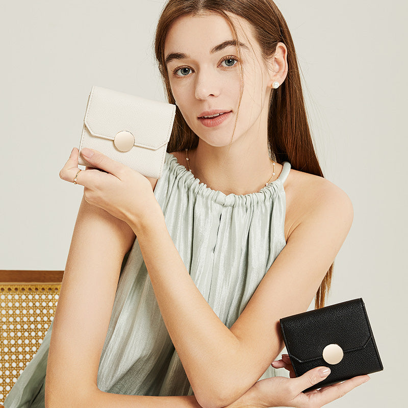 [Dompet Mini] BOSTANTEN Dompet Mini Wanita – Dompet Koin PU + Gantungan Kunci