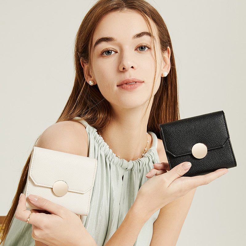 [Dompet Mini] BOSTANTEN Dompet Mini Wanita – Dompet Koin PU + Gantungan Kunci