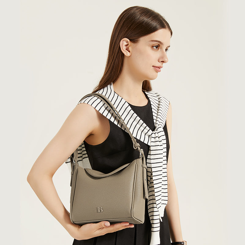 [Alena Bag] BOSTANTEN Tas Selempang Wanita 2 in 1 – Sling & Shoulder Bag Kulit Sintetis