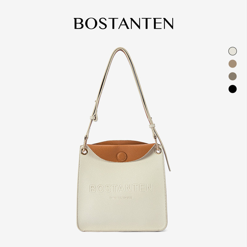 [Lyorin Bag] BOSTANTEN Medium Tote – Tas Bahu Kuliah Flip Design Gaya Korea