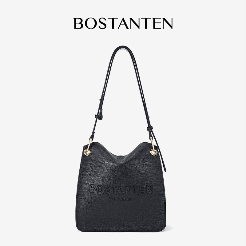 [Lyorin Bag] BOSTANTEN Medium Tote – Tas Bahu Kuliah Flip Design Gaya Korea