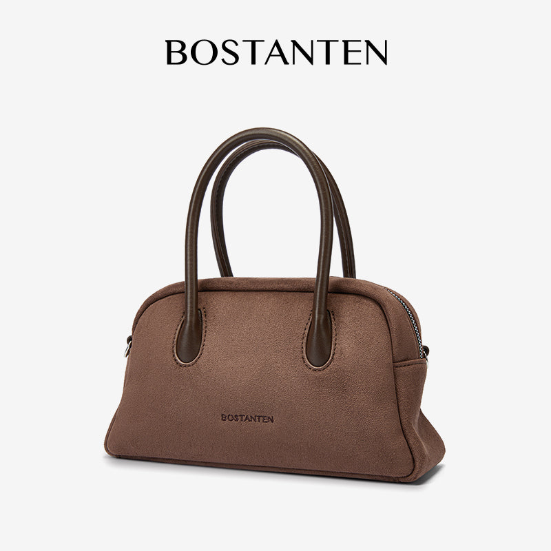 [Alma Bag] BOSTANTEN Tas Selempang Wanita Kain Kulit Suede Sling Bag Handbag Shoulder Bag