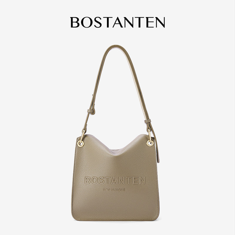 [Lyorin Bag] BOSTANTEN Medium Tote – Tas Bahu Kuliah Flip Design Gaya Korea