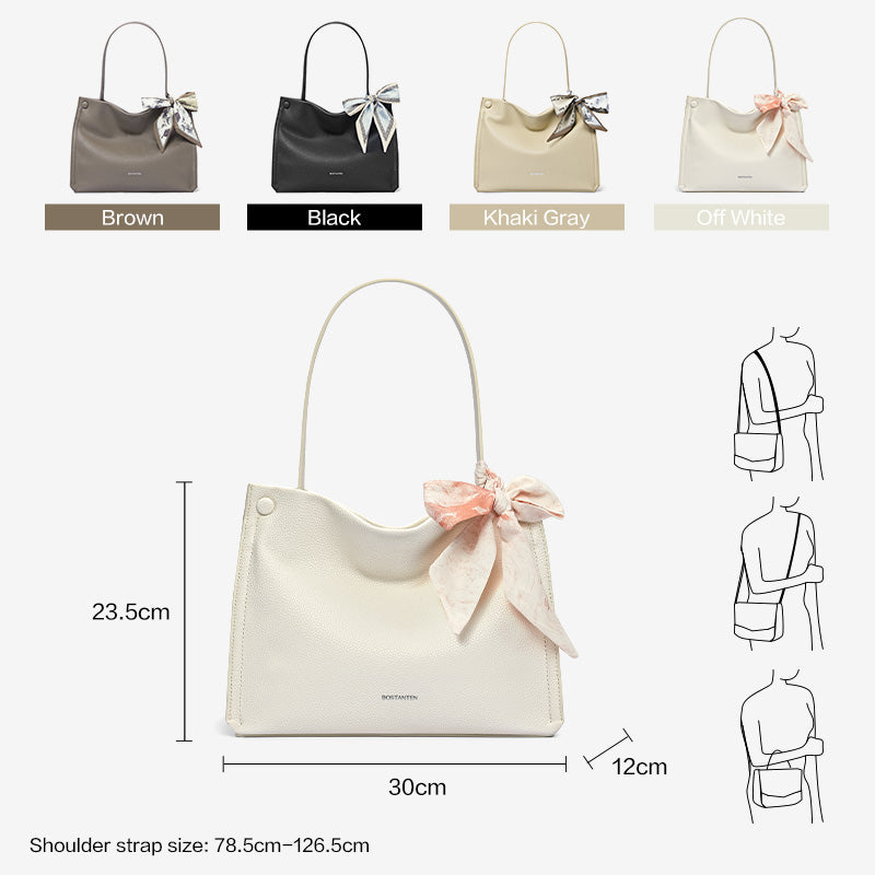 [Jolly Bag] BOSTANTEN Totebag Kulit Wanita – Monogram, Medium Size, Korean Style