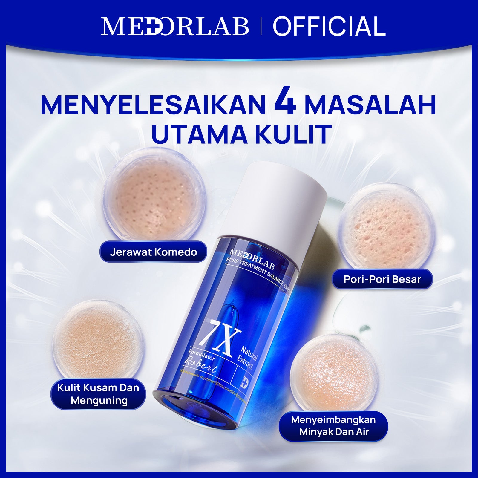 [BUY 1 GET 2] MEDORLAB Pore Treatment Toner – Anti Acne, Brightening, Dark Spot & Pore Care