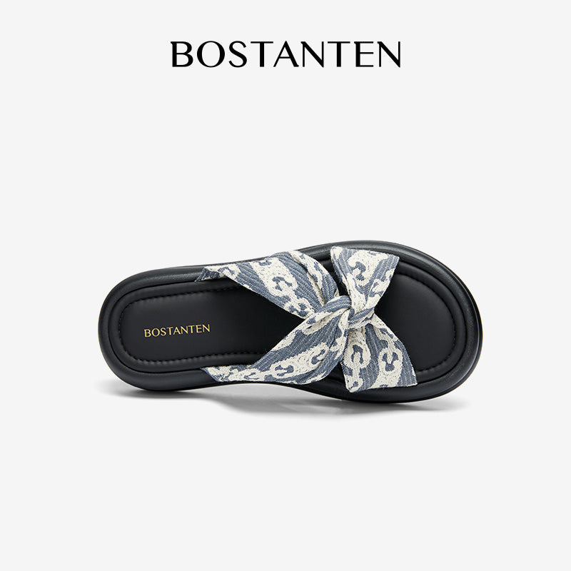 [Jelly shoes] Bostanten Sandal Selop Wanita Wedges Platform Terbaru Kekinian EVA Sendal Jelly Wanita Elegan Tebal Cewek Perempuan Premium Ootd