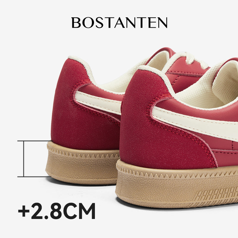 [Christy Shoes] BOSTANTEN Sepatu Kets Ringan dan Nyaman – Desain Kasual Anti Selip Warna Krem & Hitam
