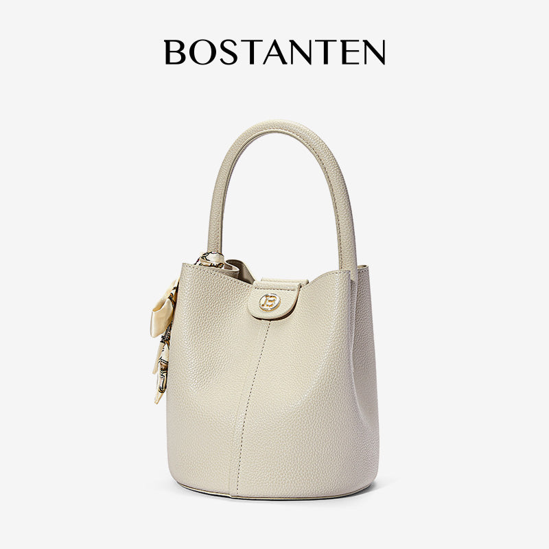 [Theria Bag] BOSTANTEN Tas Serut & Selempang Wanita – Handbag Kulit Sintetis