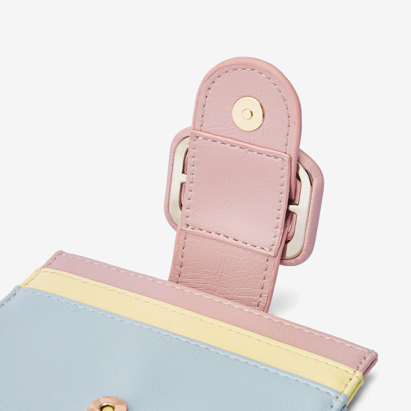 [lce Cream Card Pouch] BOSTANTEN Card Holder Dompet Mini Wanita Kulit PU