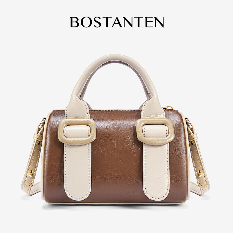 [Puff Ice Cream Bag] BOSTANTEN Tas Selempang Wanita Tas Tangan Elegan Fashion Lona Bag