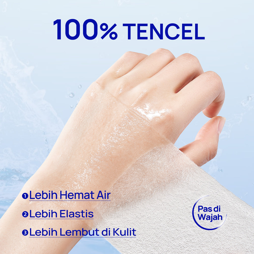 [Stretchable Wet Compress Cotton Pad] Medorlab  100x120mm Facial Cotton Pads 50pcs