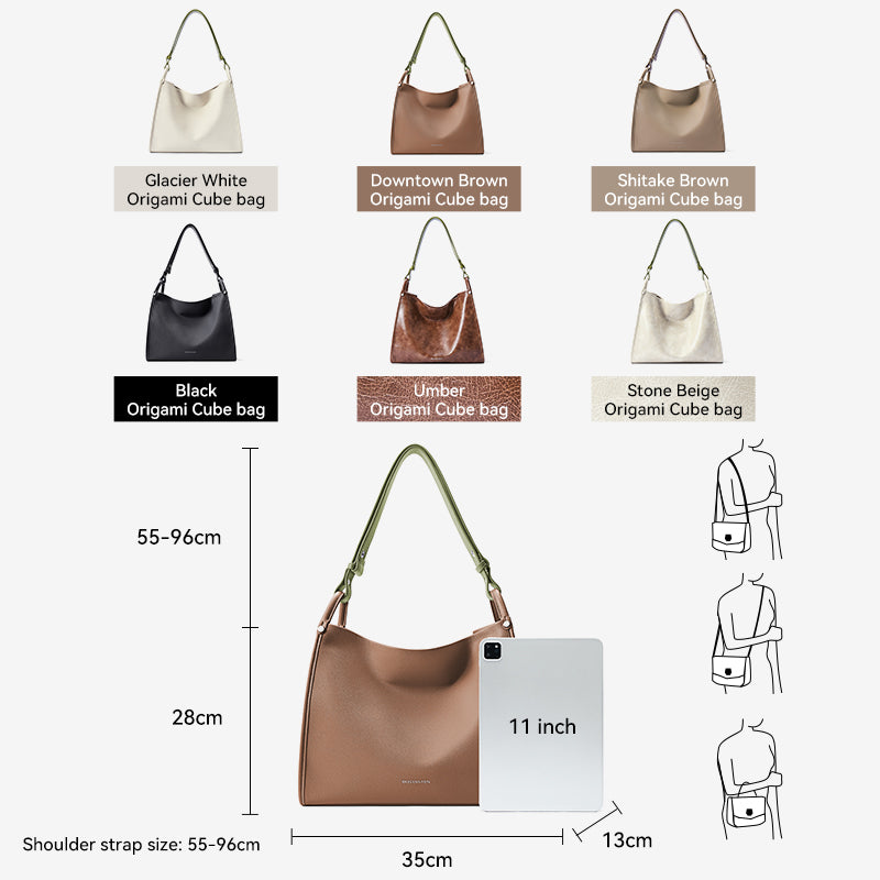 [Carrie bag]BOSTANTEN Tas Wanita Tas Berkapasitas Besar Tote bag 2 in 1