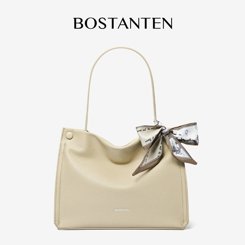 [Jolly Bag] BOSTANTEN Totebag Kulit Wanita – Monogram, Medium Size, Korean Style