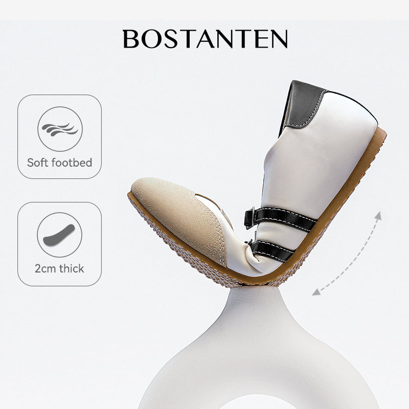 [Twinsy Shoes] BOSTANTEN Sepatu Marry Jane Ballet Wanita Elegan Double Strap Nyaman Trendy‌