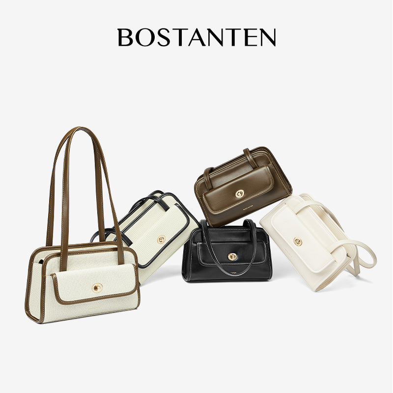 [Esline Bag] BOSTANTEN Tas Bahu Wanita Serbaguna – Pocket Depan