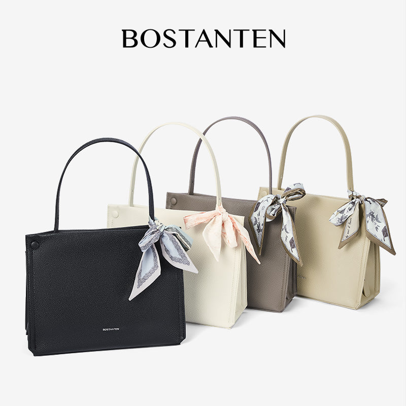 [Jolly Bag] BOSTANTEN Totebag Kulit Wanita – Monogram, Medium Size, Korean Style