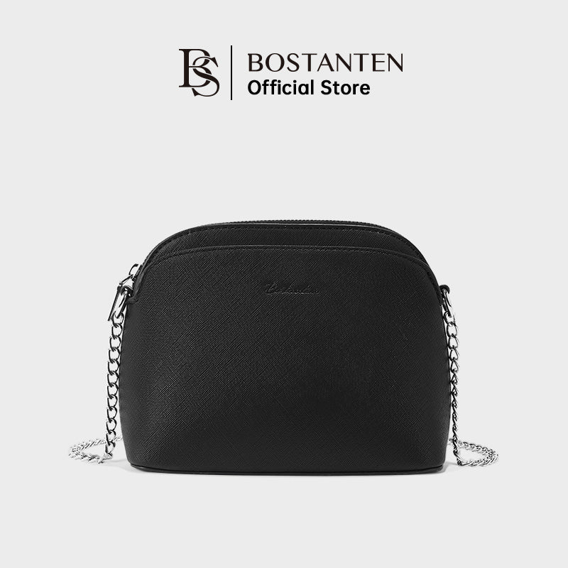 [Half Moon Bag] BOSTANTEN Tas Selempang Wanita – Slingbag Elegan Formal/Casual Kulit Sintetis